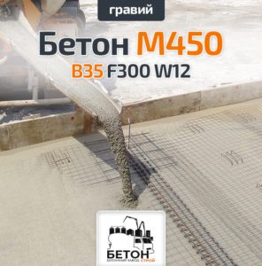 Бетон М200 B15 F150 W4 (Гравий)